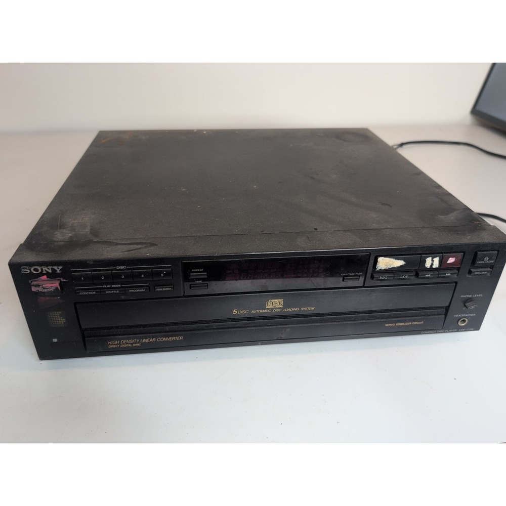 Sony CDP-C315 CD Changer 5 Compact Disc disk Player